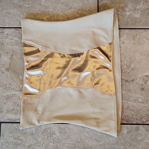 Maidenform shapewear waist slimmer boning sides tummy control